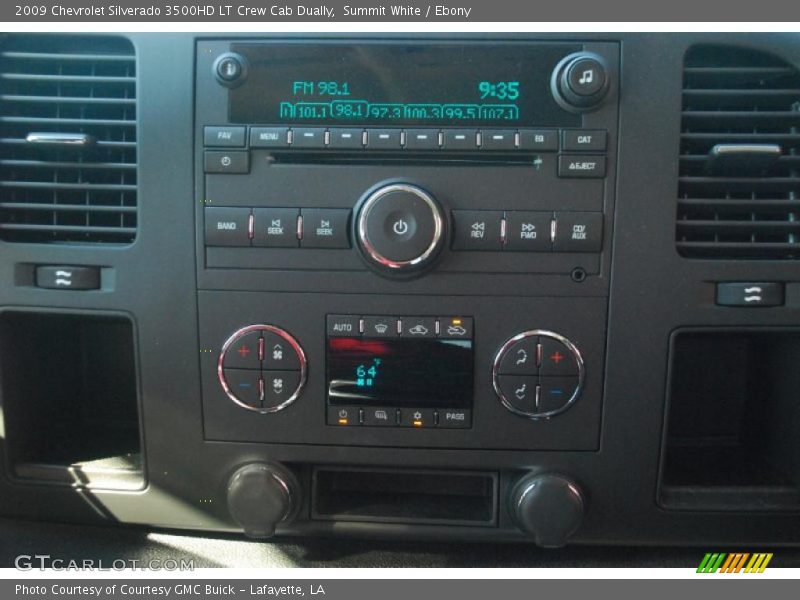 Summit White / Ebony 2009 Chevrolet Silverado 3500HD LT Crew Cab Dually