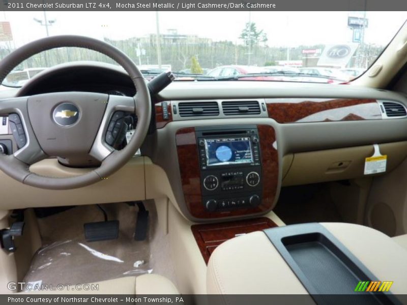 Mocha Steel Metallic / Light Cashmere/Dark Cashmere 2011 Chevrolet Suburban LTZ 4x4