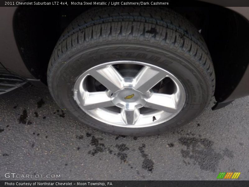 Mocha Steel Metallic / Light Cashmere/Dark Cashmere 2011 Chevrolet Suburban LTZ 4x4