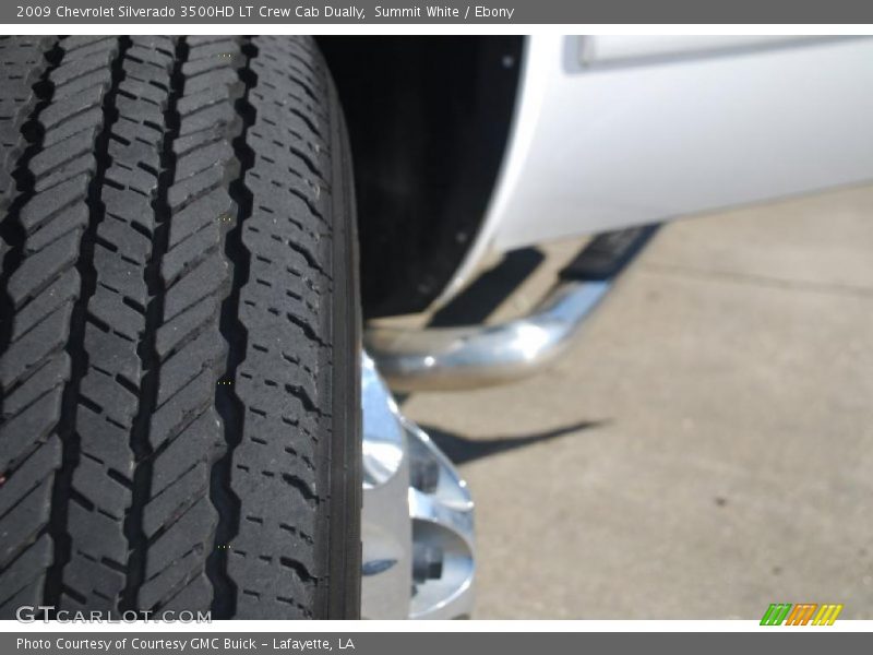 Summit White / Ebony 2009 Chevrolet Silverado 3500HD LT Crew Cab Dually