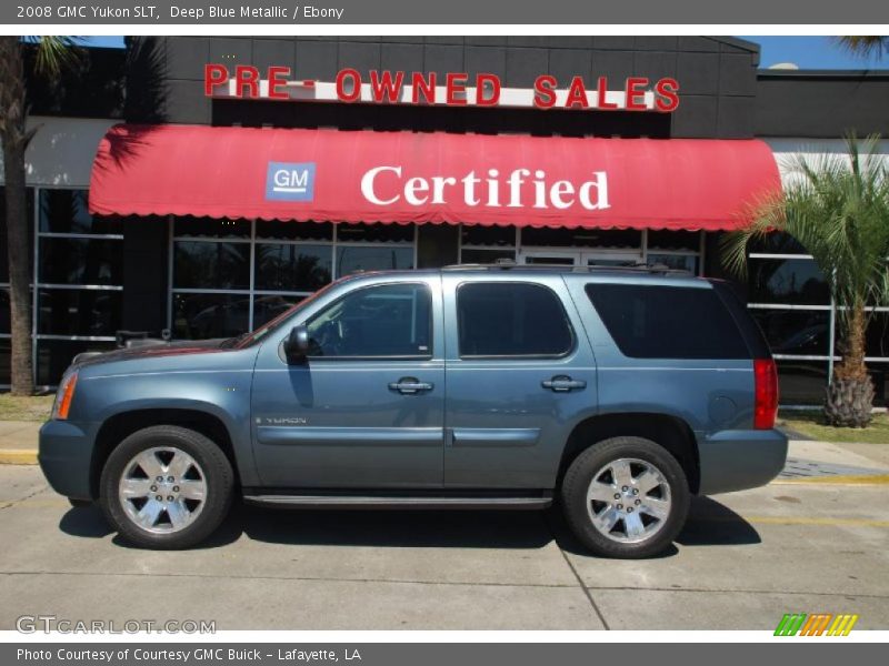 Deep Blue Metallic / Ebony 2008 GMC Yukon SLT