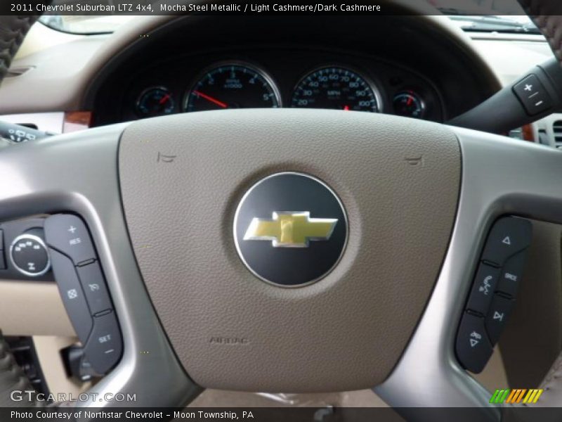 Mocha Steel Metallic / Light Cashmere/Dark Cashmere 2011 Chevrolet Suburban LTZ 4x4