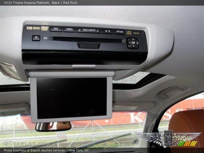 Black / Red Rock 2010 Toyota Sequoia Platinum