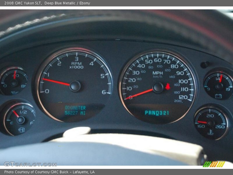 Deep Blue Metallic / Ebony 2008 GMC Yukon SLT