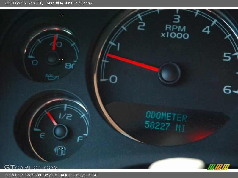 Deep Blue Metallic / Ebony 2008 GMC Yukon SLT