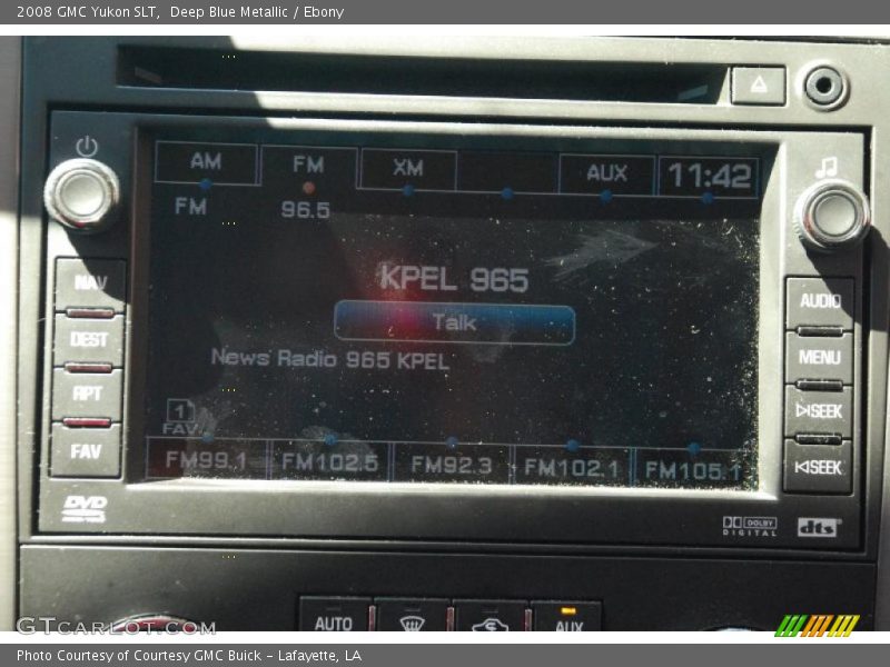Deep Blue Metallic / Ebony 2008 GMC Yukon SLT
