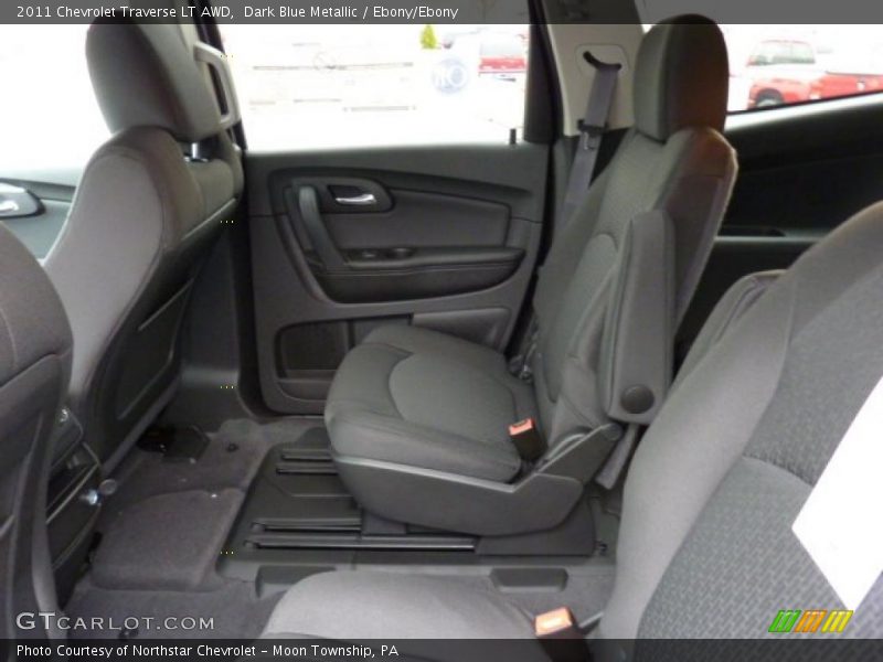 Dark Blue Metallic / Ebony/Ebony 2011 Chevrolet Traverse LT AWD