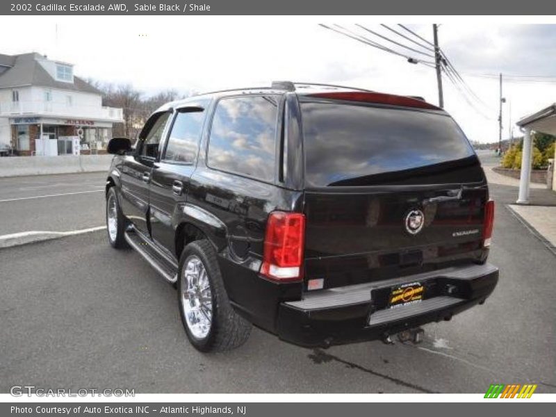 Sable Black / Shale 2002 Cadillac Escalade AWD