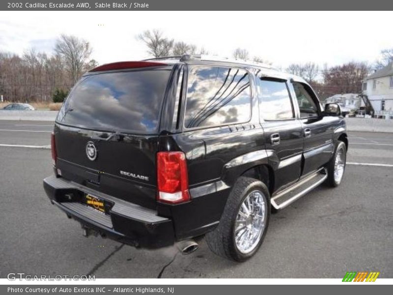 Sable Black / Shale 2002 Cadillac Escalade AWD