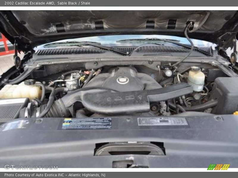 Sable Black / Shale 2002 Cadillac Escalade AWD