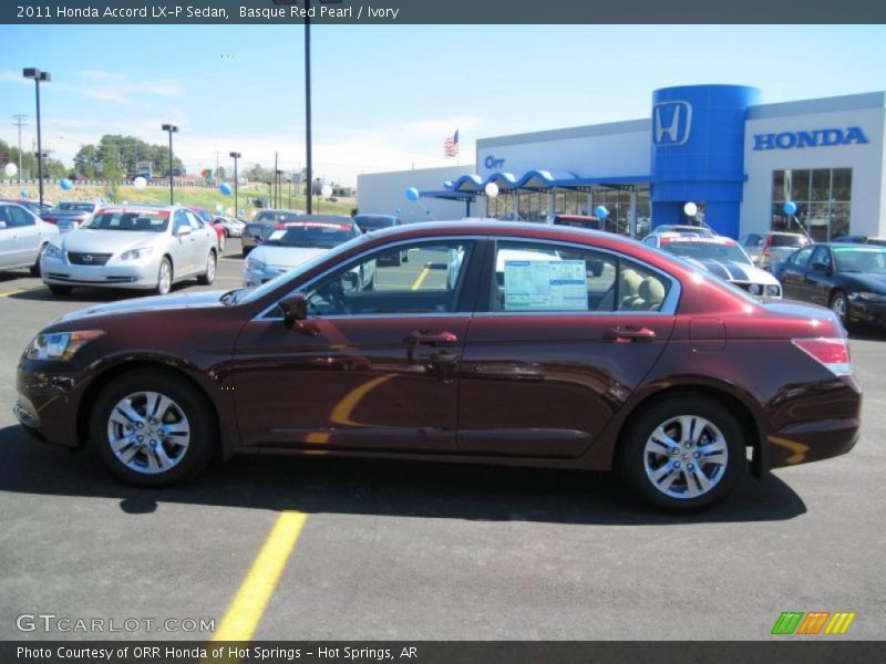 Basque Red Pearl / Ivory 2011 Honda Accord LX-P Sedan