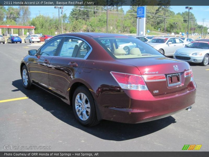Basque Red Pearl / Ivory 2011 Honda Accord LX-P Sedan