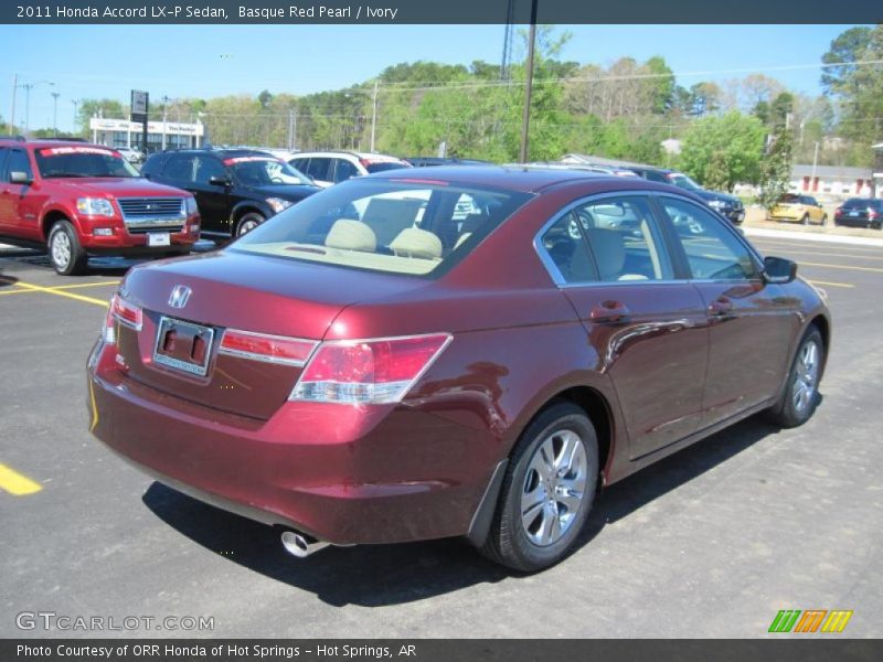 Basque Red Pearl / Ivory 2011 Honda Accord LX-P Sedan