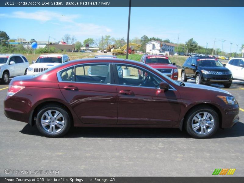 Basque Red Pearl / Ivory 2011 Honda Accord LX-P Sedan