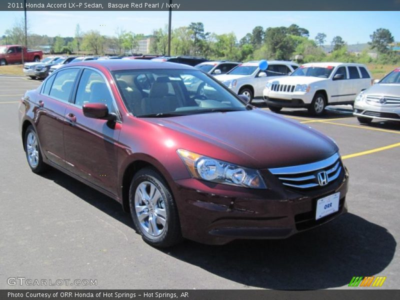 Basque Red Pearl / Ivory 2011 Honda Accord LX-P Sedan