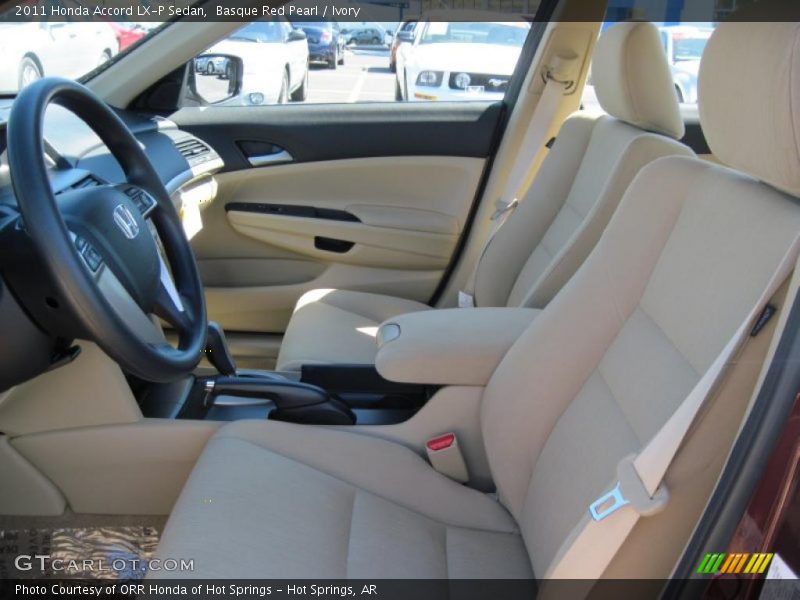 Basque Red Pearl / Ivory 2011 Honda Accord LX-P Sedan