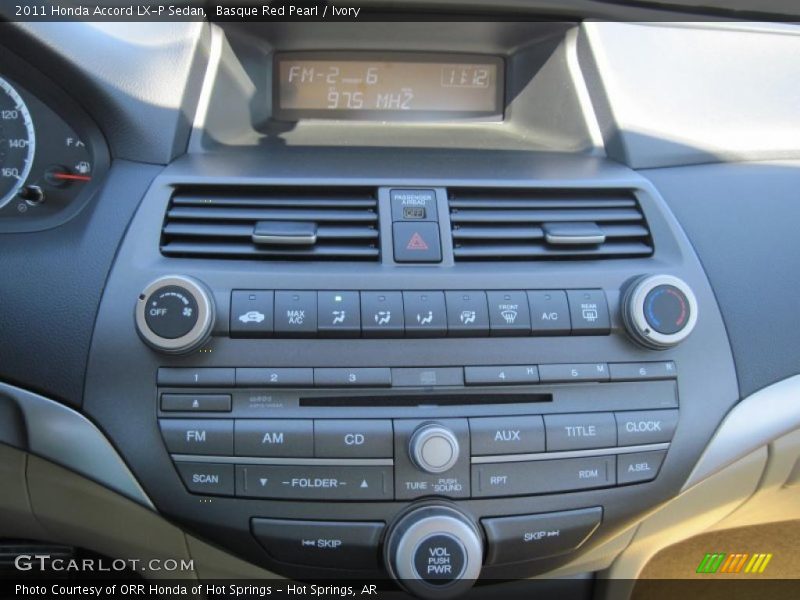 Basque Red Pearl / Ivory 2011 Honda Accord LX-P Sedan