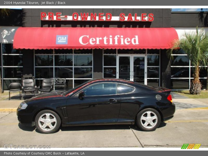 Jet Black / Black 2004 Hyundai Tiburon