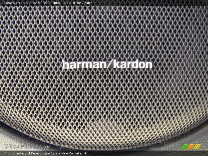 Arctic White / Black 2008 Mercedes-Benz ML 350 4Matic