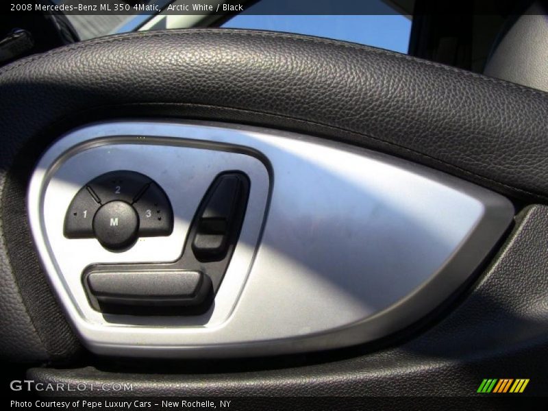 Arctic White / Black 2008 Mercedes-Benz ML 350 4Matic
