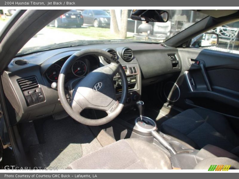 Jet Black / Black 2004 Hyundai Tiburon