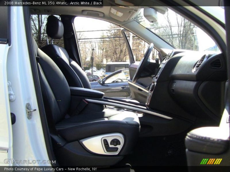 Arctic White / Black 2008 Mercedes-Benz ML 350 4Matic