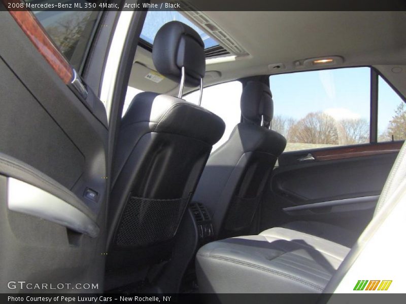 Arctic White / Black 2008 Mercedes-Benz ML 350 4Matic