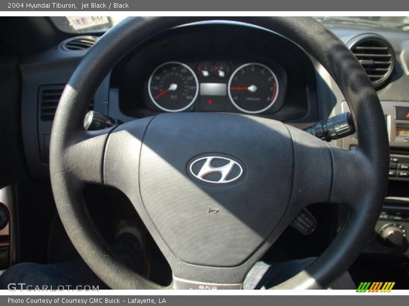 Jet Black / Black 2004 Hyundai Tiburon