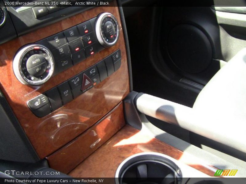 Arctic White / Black 2008 Mercedes-Benz ML 350 4Matic