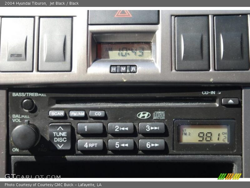 Jet Black / Black 2004 Hyundai Tiburon