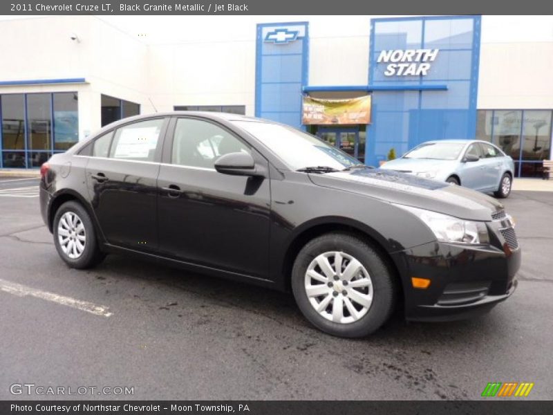 Black Granite Metallic / Jet Black 2011 Chevrolet Cruze LT