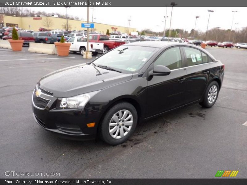 Black Granite Metallic / Jet Black 2011 Chevrolet Cruze LT