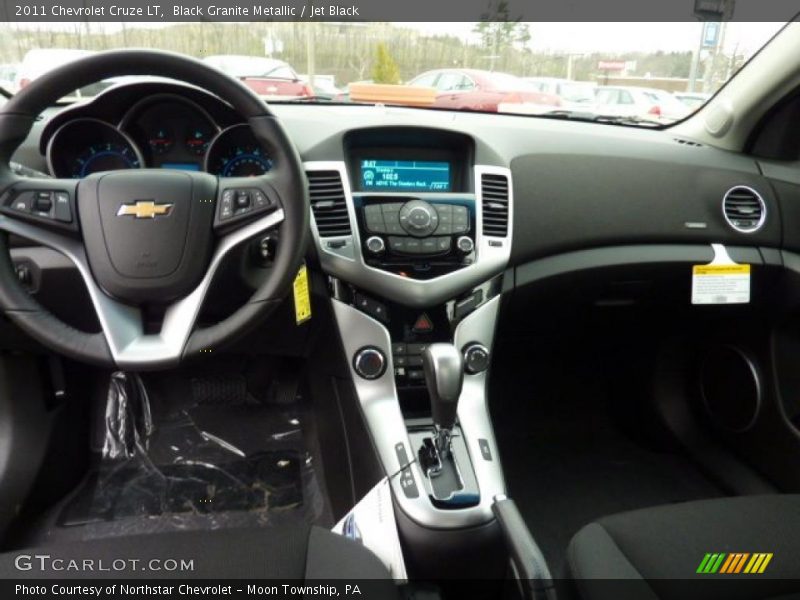Black Granite Metallic / Jet Black 2011 Chevrolet Cruze LT