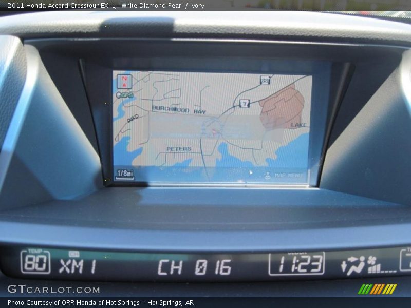 Navigation of 2011 Accord Crosstour EX-L