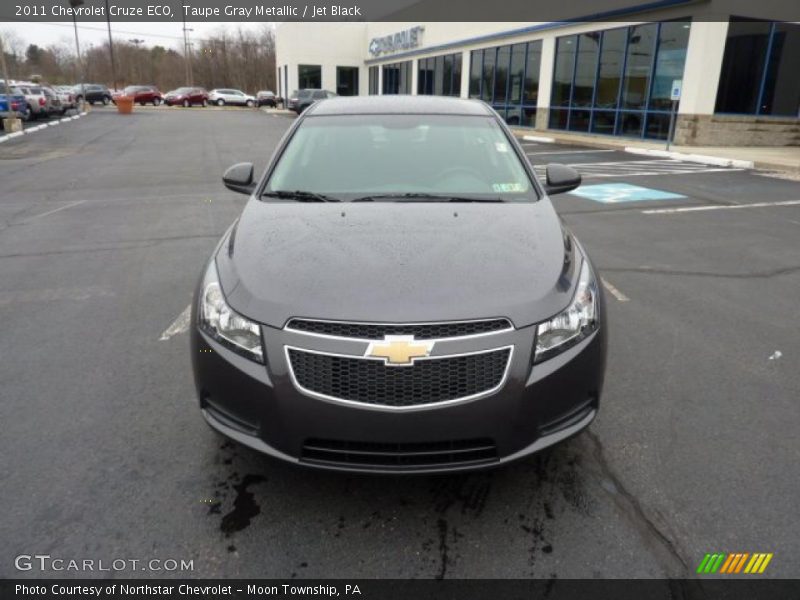 Taupe Gray Metallic / Jet Black 2011 Chevrolet Cruze ECO