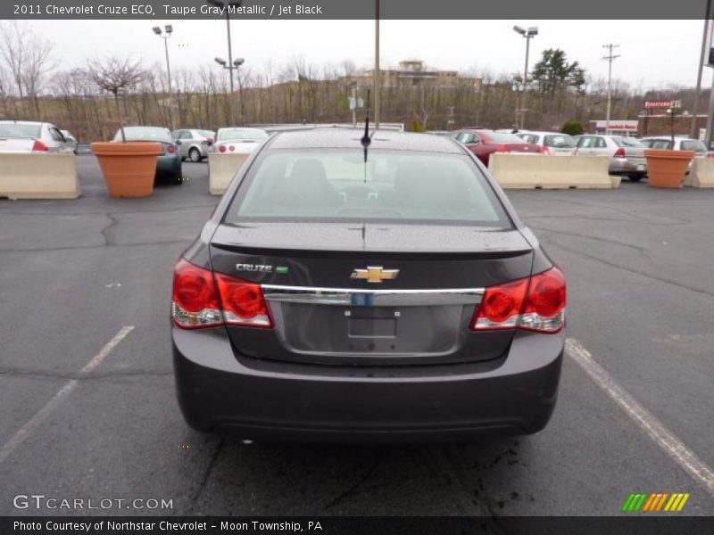 Taupe Gray Metallic / Jet Black 2011 Chevrolet Cruze ECO