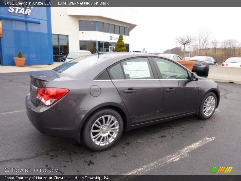 Taupe Gray Metallic / Jet Black 2011 Chevrolet Cruze ECO