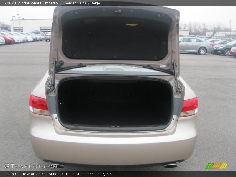 Golden Beige / Beige 2007 Hyundai Sonata Limited V6