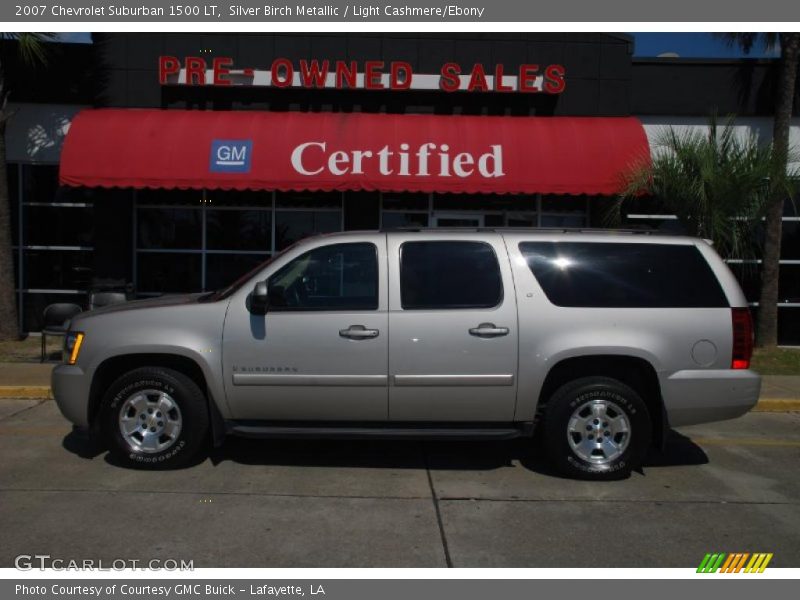 Silver Birch Metallic / Light Cashmere/Ebony 2007 Chevrolet Suburban 1500 LT