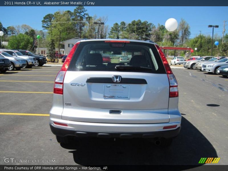 Alabaster Silver Metallic / Gray 2011 Honda CR-V LX