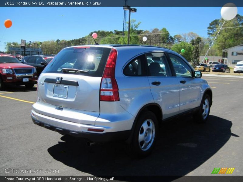 Alabaster Silver Metallic / Gray 2011 Honda CR-V LX