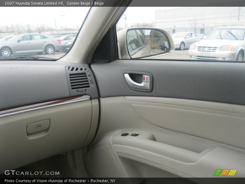 Golden Beige / Beige 2007 Hyundai Sonata Limited V6
