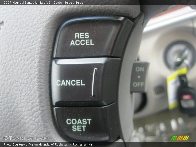 Golden Beige / Beige 2007 Hyundai Sonata Limited V6