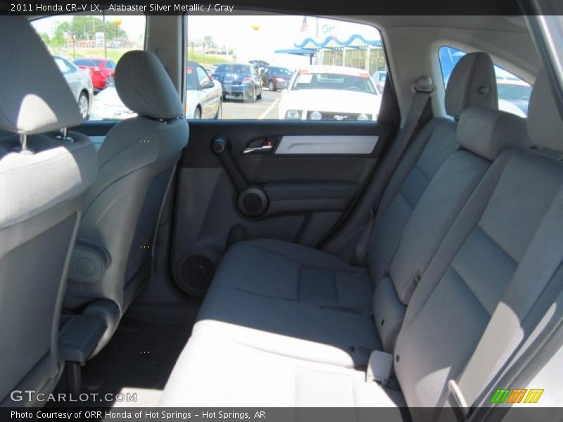Alabaster Silver Metallic / Gray 2011 Honda CR-V LX