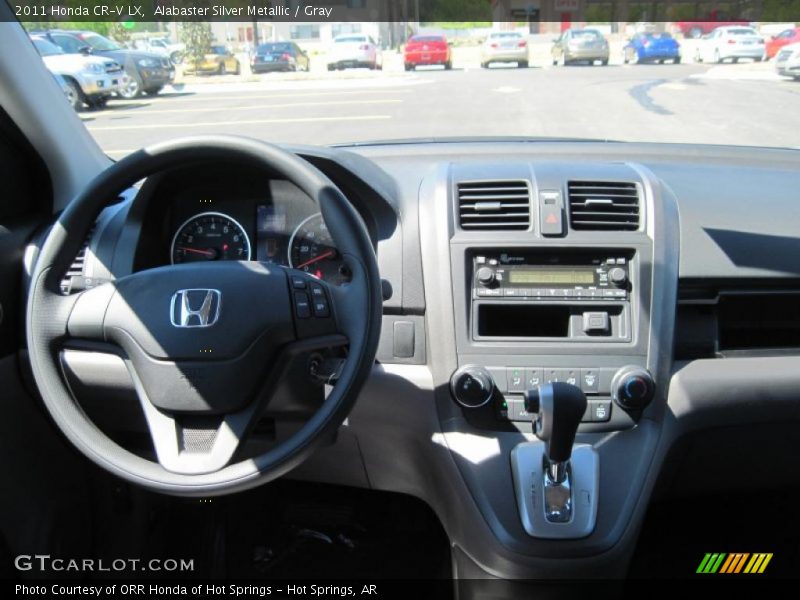 Alabaster Silver Metallic / Gray 2011 Honda CR-V LX