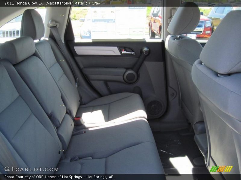 Alabaster Silver Metallic / Gray 2011 Honda CR-V LX