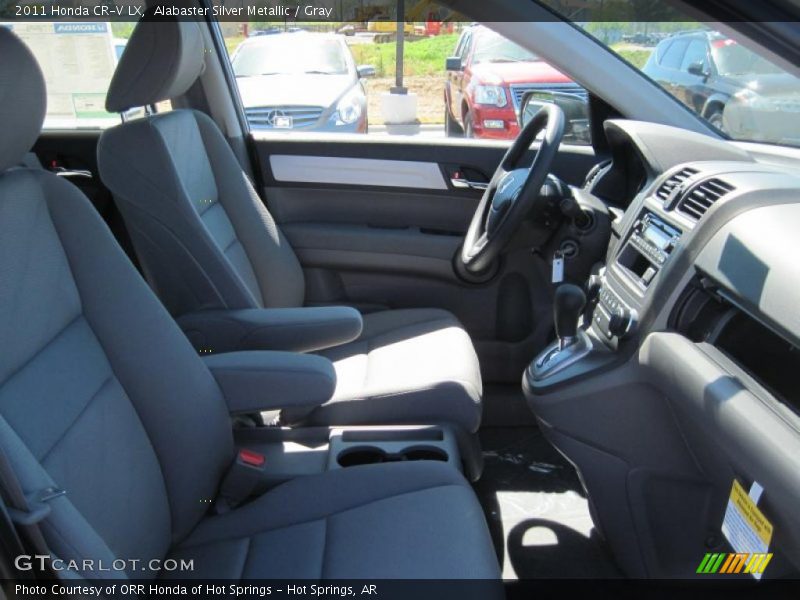 Alabaster Silver Metallic / Gray 2011 Honda CR-V LX