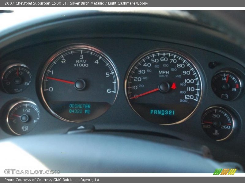 Silver Birch Metallic / Light Cashmere/Ebony 2007 Chevrolet Suburban 1500 LT