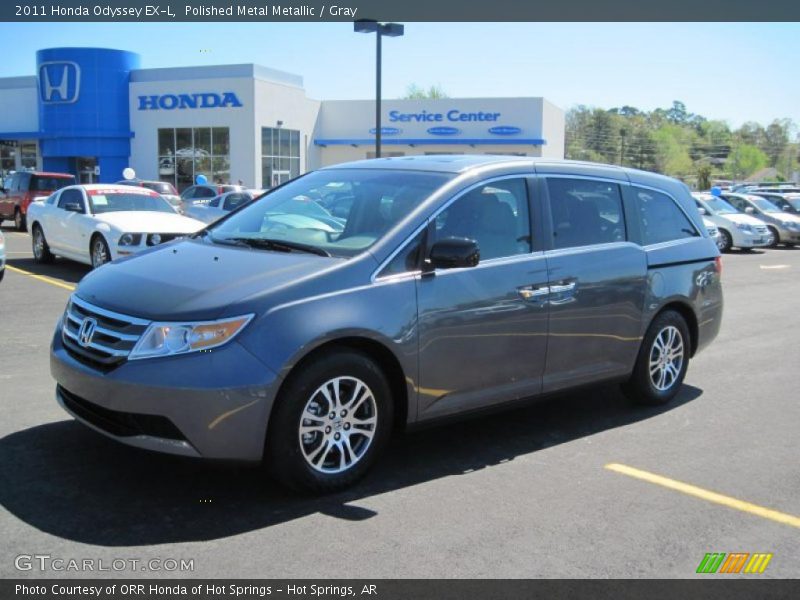 Polished Metal Metallic / Gray 2011 Honda Odyssey EX-L