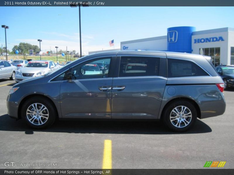 Polished Metal Metallic / Gray 2011 Honda Odyssey EX-L